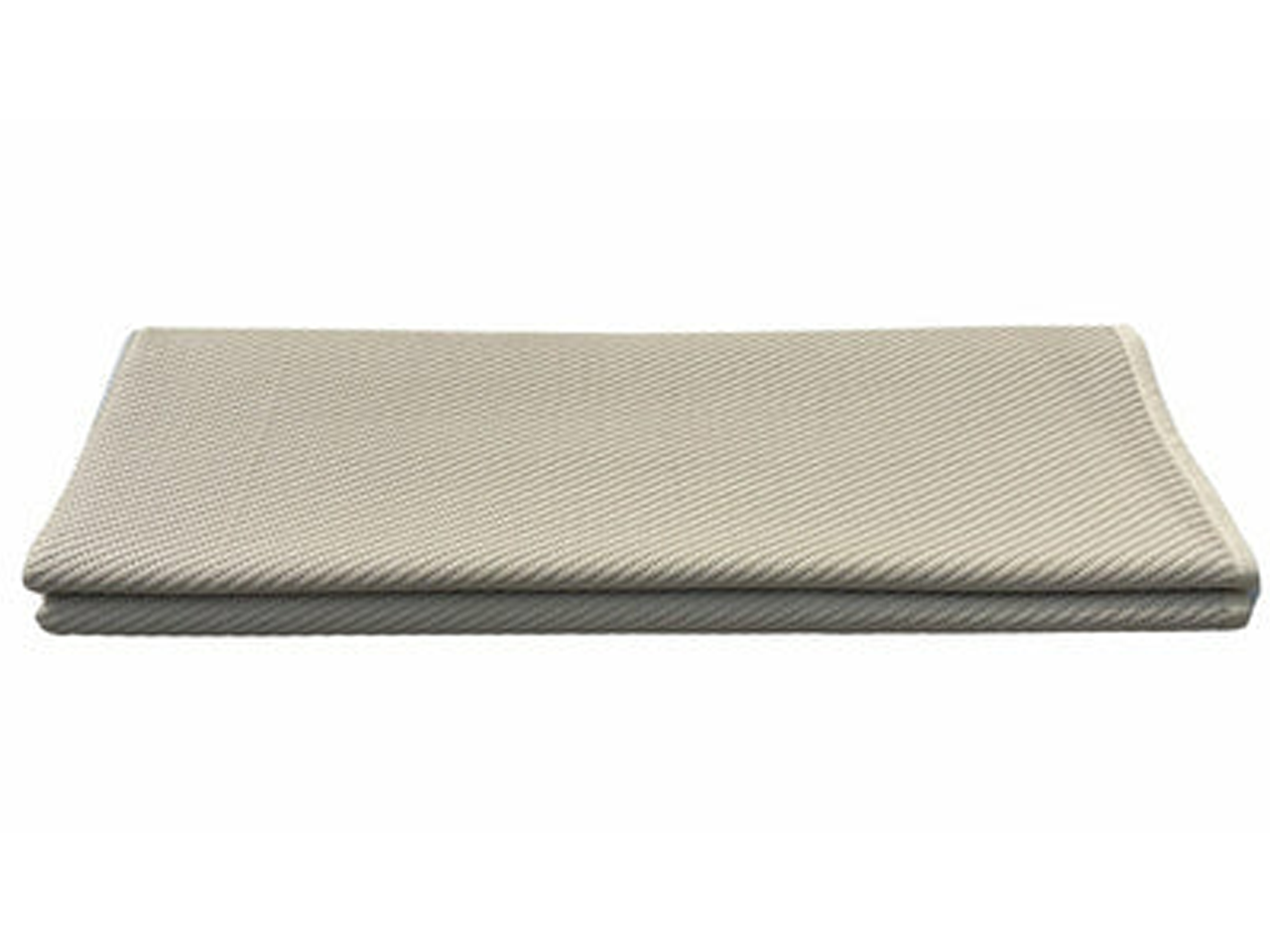 Zweiteilige Rundmatte im neutralen Design für Glawnings und Rundzelte, Recyceltes Polypropylen